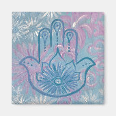 Floral Hamsa Magnet (Voorkant)