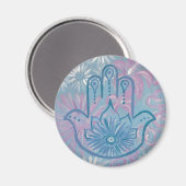 Floral Hamsa Magnet (Voorkant / Achterkant)