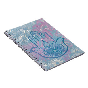 Floral Hamsa Notitieboek