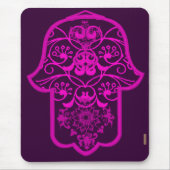 Floral Hamsa Pink Muismat (Voorkant)