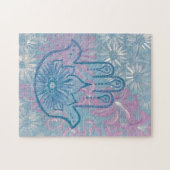 Floral Hamsa Puzzel (Horizontaal)