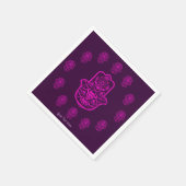 Floral Hamsa (Roze) Servetten (Hoek)