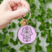 Floral Hamsa Sleutelhanger (Hand)