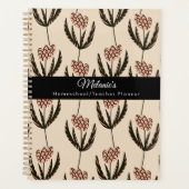 Floral Hand-Drawn Teacher School Homeschool Planner (Voorkant)