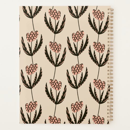 Floral Hand-Drawn Teacher School Homeschool Planner (Achterkant)
