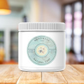 Floral Handgemaakte Product Label Sticker