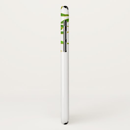 Floral handgeschreven script Case-Mate iPhone case (Achterkant/links)