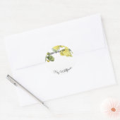 Floral Handmade Zeep Label (Envelop)