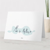 Floral Happy Birthday Kaart (Achterkant)