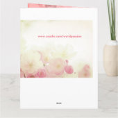 Floral Happy Birthday Oma Kaart (Achterkant)