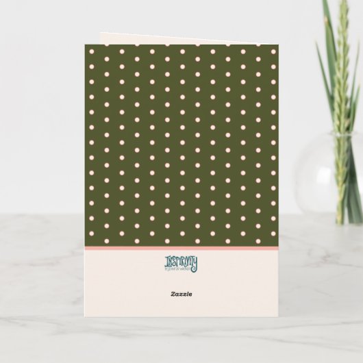  Floral Happy Easter Inspirivity Kaart (Achterkant)