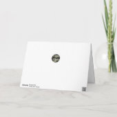 Floral Happy Easter Verheug Lily Cluster Kaart (Achterkant)