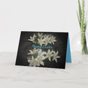 Floral Happy Easter Verheug Lily Cluster Kaart