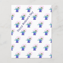 Floral Happy Moederdag Briefkaart