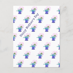 Floral Happy Moederdag Briefkaart