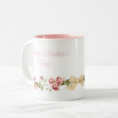 Floral Happy Moederdag Coffee Mok (Voorkant links)