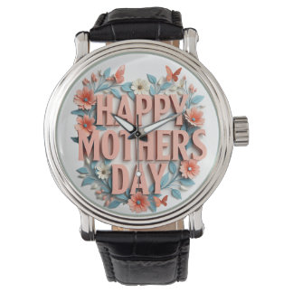 Floral Happy Moederdag Dames horloge