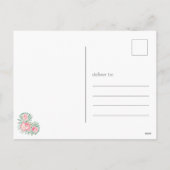 Floral Happy Moederdag Feestdagenkaart (Achterkant)