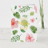 Floral Happy Moederdag Folie Wenskaart (Voorkant)