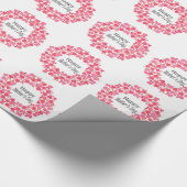 Floral Happy Mothers Day Cadeaupapier (Hoek)