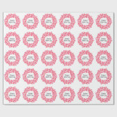 Floral Happy Mothers Day Cadeaupapier (Vlak)