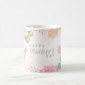 Floral Happy Mothers Day Koffiemok (Center)