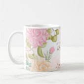 Floral Happy Mothers Day Koffiemok (Links)