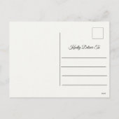  Floral Happy Nieuwjaar Feestdagenkaart (Achterkant)