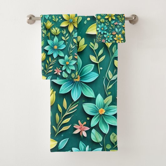 Floral Harmony Bad Handdoek (Insitu)