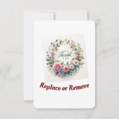 Floral Harmony Bedankt Post-cards (Voorkant)