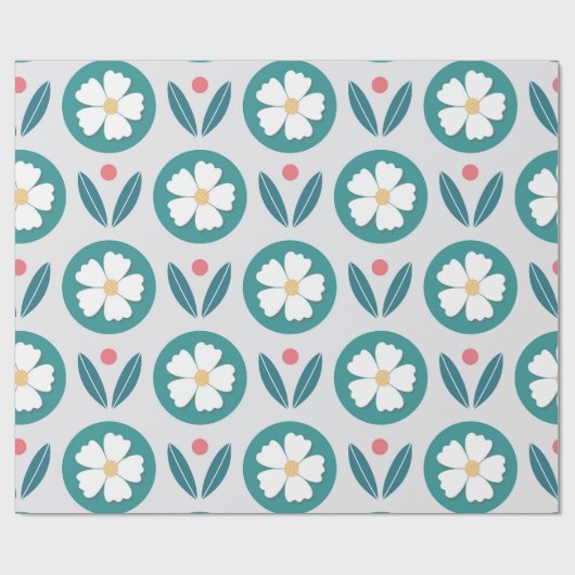 Floral Harmony Cadeaupapier (Vlak)