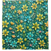 Floral Harmony Douchegordijn (Voorkant)