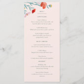 Floral Harmony Flat Menu (Voorkant)