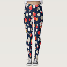 Floral Harmony Leggings door Charles Goy