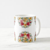 Floral Harmony Mandala Koffiemok (Voorkant rechts)