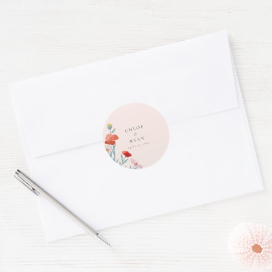 Floral Harmony Sticker (Envelop)