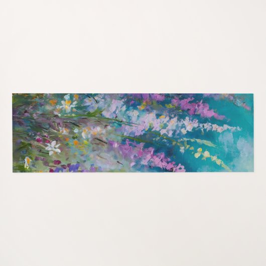 Floral Harmony Yoga Mat (Achterkant (horizontaal))