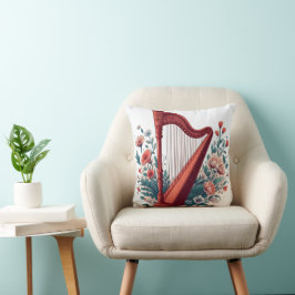 Floral Harp Sierkussen