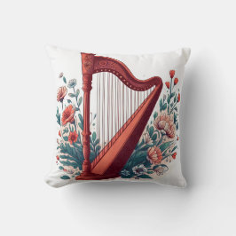 Floral Harp Sierkussen