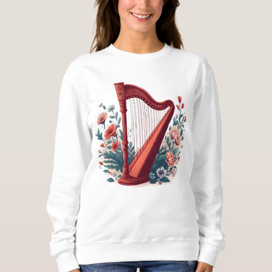 Floral Harp Sweatshirt (Voorkant)