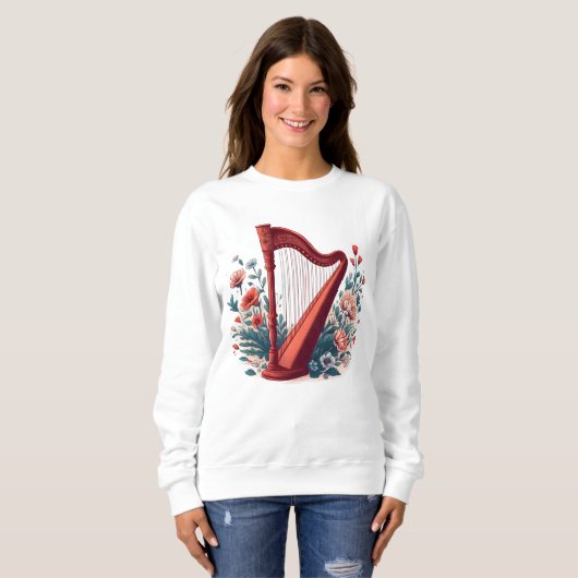 Floral Harp Sweatshirt (Voorkant volledig)