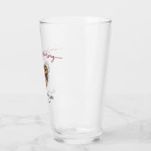 Floral hart in liefdevol geheugen Memorial Keepsla Glas (Links)