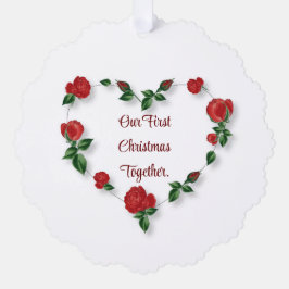 Floral hart papier Ornament Kaart