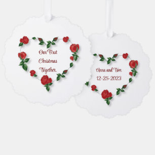 Floral hart papier Ornament Kaart