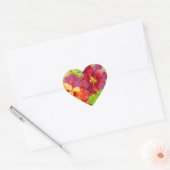  Floral Hart Sticker (Envelop)