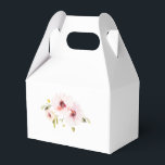 Floral Hartelijk dank Bedankdoosjes<br><div class="desc">Breng tijdloze charme aan uw evenement met deze  bloemenweldoosjes. Met een prachtig ontworpen patroon van handgeschilderde bloemen in zachtroze,  zijn ze perfect voor het toevoegen van een elegante,  gezellige touch aan bruiloften,  feesten of speciale vieringen. Een stijlvolle en charmante manier om uw geschenken en traktaties te cadeaus.</div>