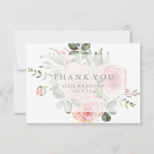 Floral Hartelijk dank Bedankkaart