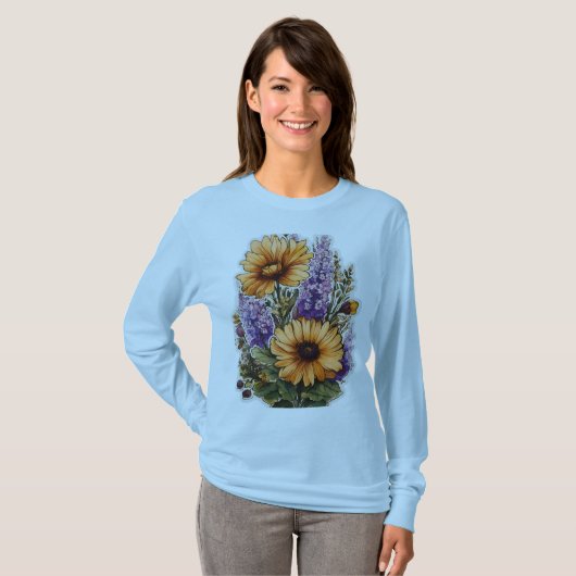 Floral Haven T-shirt (Voorkant volledig)