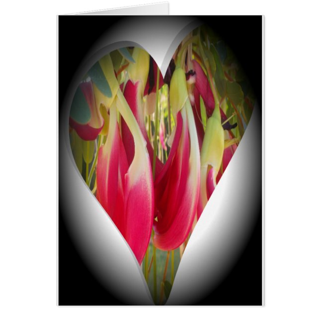Floral Heart Art Print (Voorkant)