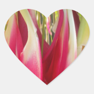 Floral Heart Art Print Hart Sticker